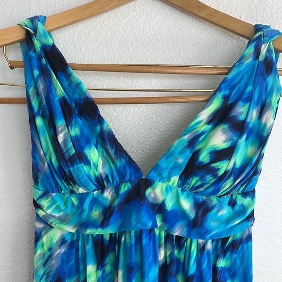 *Carmen Marc Valvo Malawi Floral-Print Coverup Dress (Small) - Picture 3 of 5